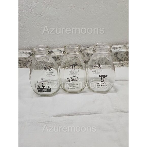 Danzeisen Dairy Phoenix Arizona Local 16 FL OZ/473 ML Milk Jugs Lot of 3 - Picture 1 of 6